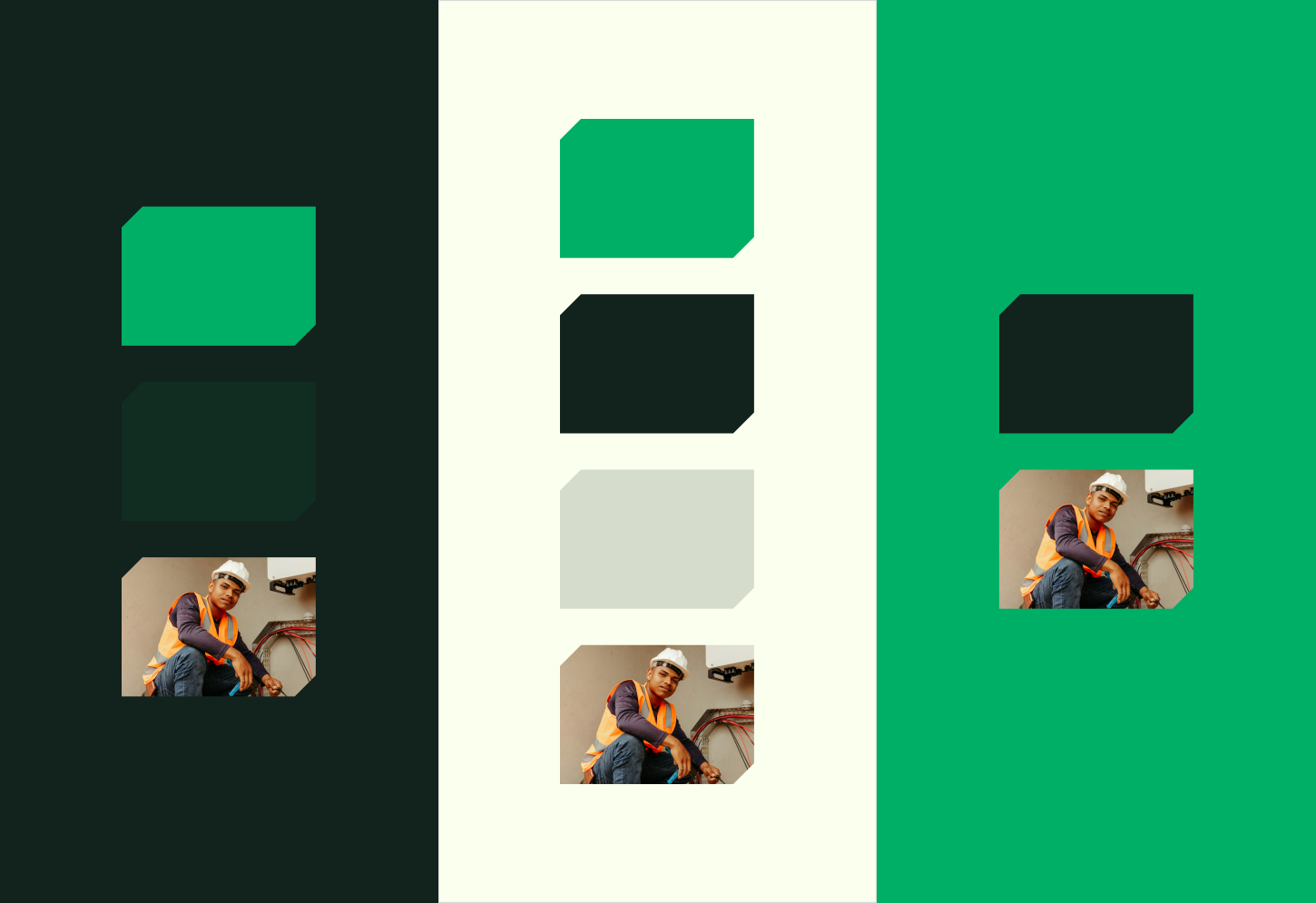 Clipped-Corner Color Applications