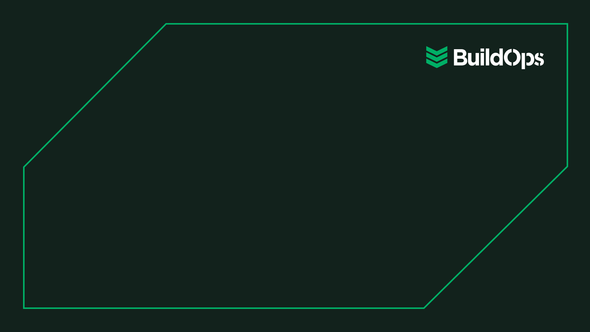 Command Frame — angular polygon frame treatment